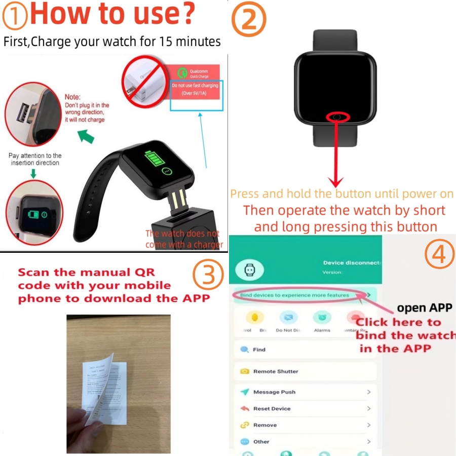 Multifunction Smart Watch For  - огляд і ціна Smartwatch Watches For Girls