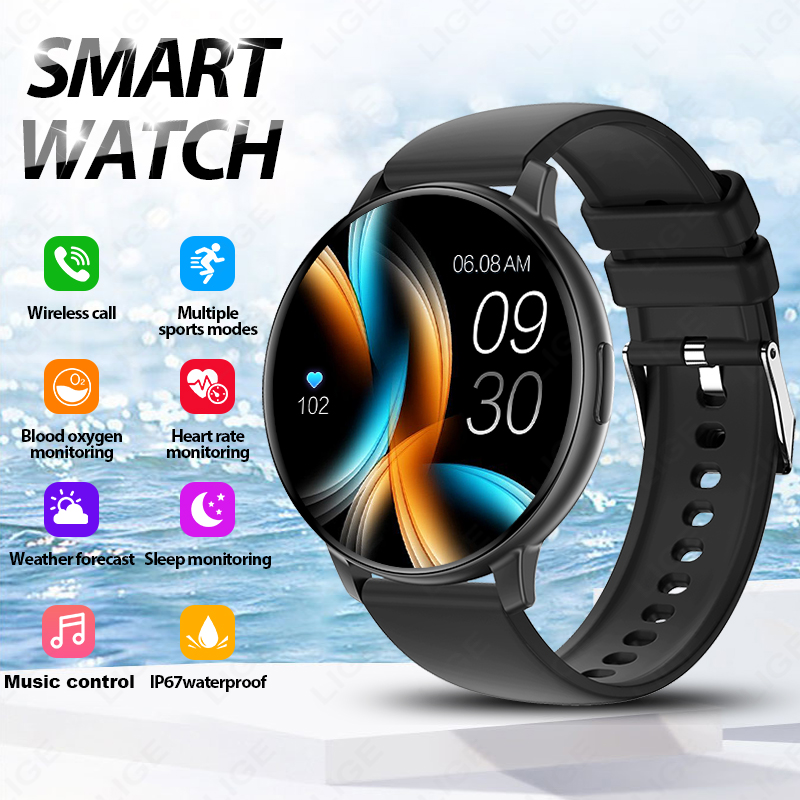 LIGE New 1.43 inches Bluetooth - огляд і ціна Watches Ladies Smartwatch