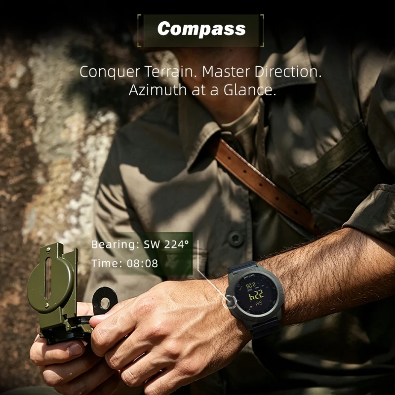 NORTH EDGE APACHE-CF Men Digit - огляд і ціна Altimeter Compass Watch