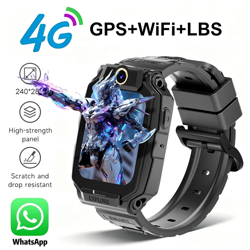 4G Kids Smart Phone Watch GPS  - огляд і ціна Smartwatch Watches For Kids With Gps