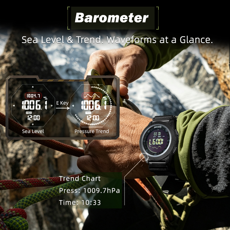 NORTH EDGE APACHE-CF Men Digit - огляд і ціна Altimeter Compass Watch