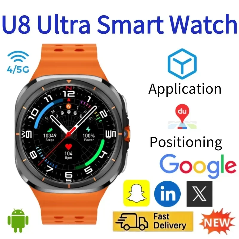 U8 Smart Watch 4G 5G Rotatable - огляд і ціна Smartwatch Watches For Women With Gps
