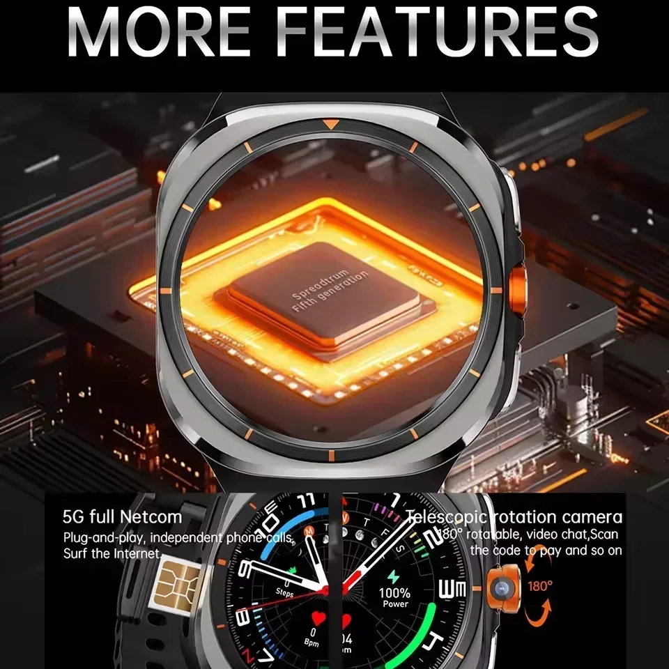 U8 Smart Watch 4G 5G Rotatable - огляд і ціна Smartwatch Watches For Women With Gps