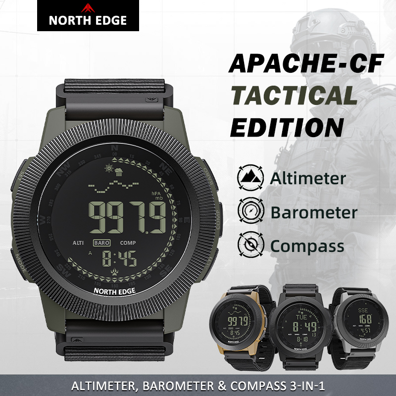 NORTH EDGE APACHE-CF Men Digit - огляд і ціна Altimeter Compass Watch