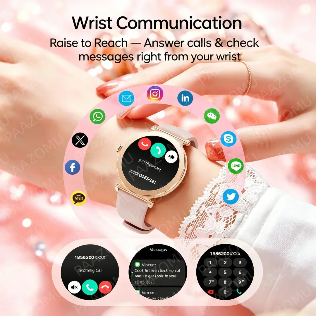 Rose Gold Ladies Smartwatch 20 - огляд і ціна Watches Ladies Smartwatch
